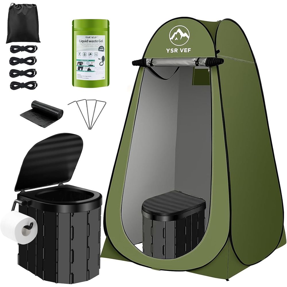 Outdoor Camping Bag - Портативный туалетный набор, походный туалет с