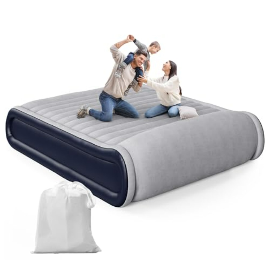 Camp Pillow Compressible - Надувной матрас Queen с встроенным насосом