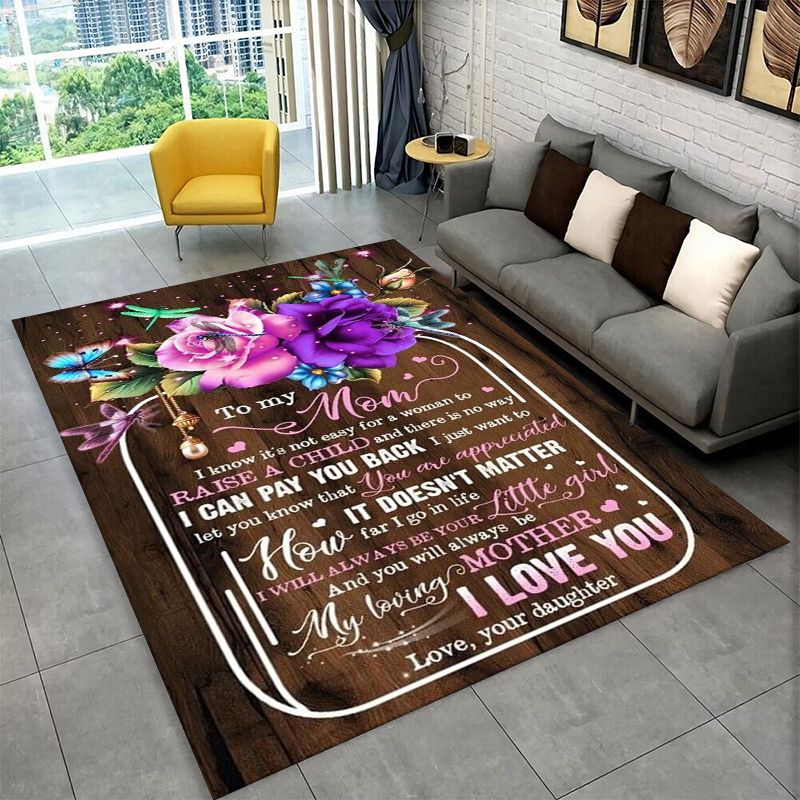 Outdoor Camping Mats Large - Подарок маме: Большой ковер с надписью
