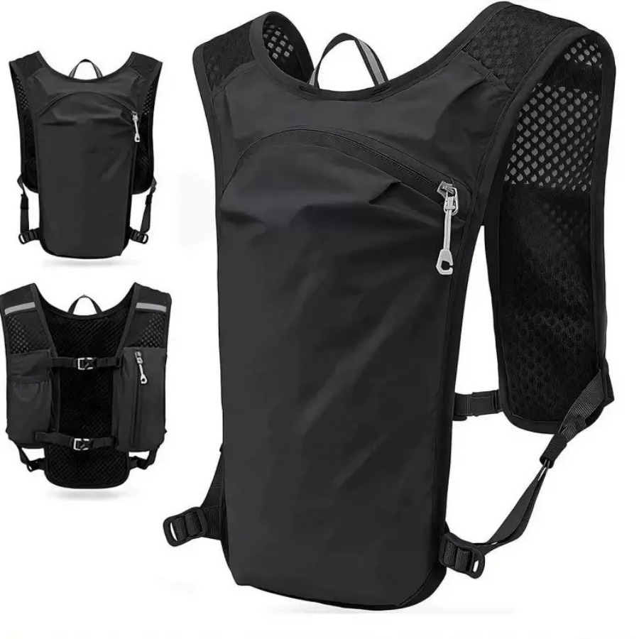 Outdoor Camping Vest - Легкий быстросохнущий рюкзак-жилет для бега, хайкинга,