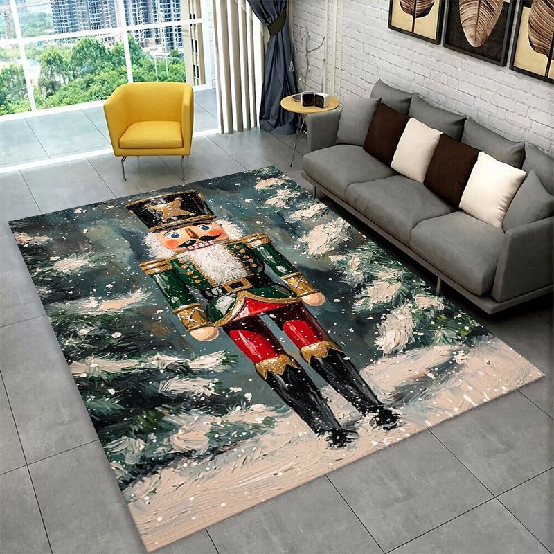 Outdoor Camping Mats Large - Коврик с изображением Щелкунчика, большой, нескользящий,