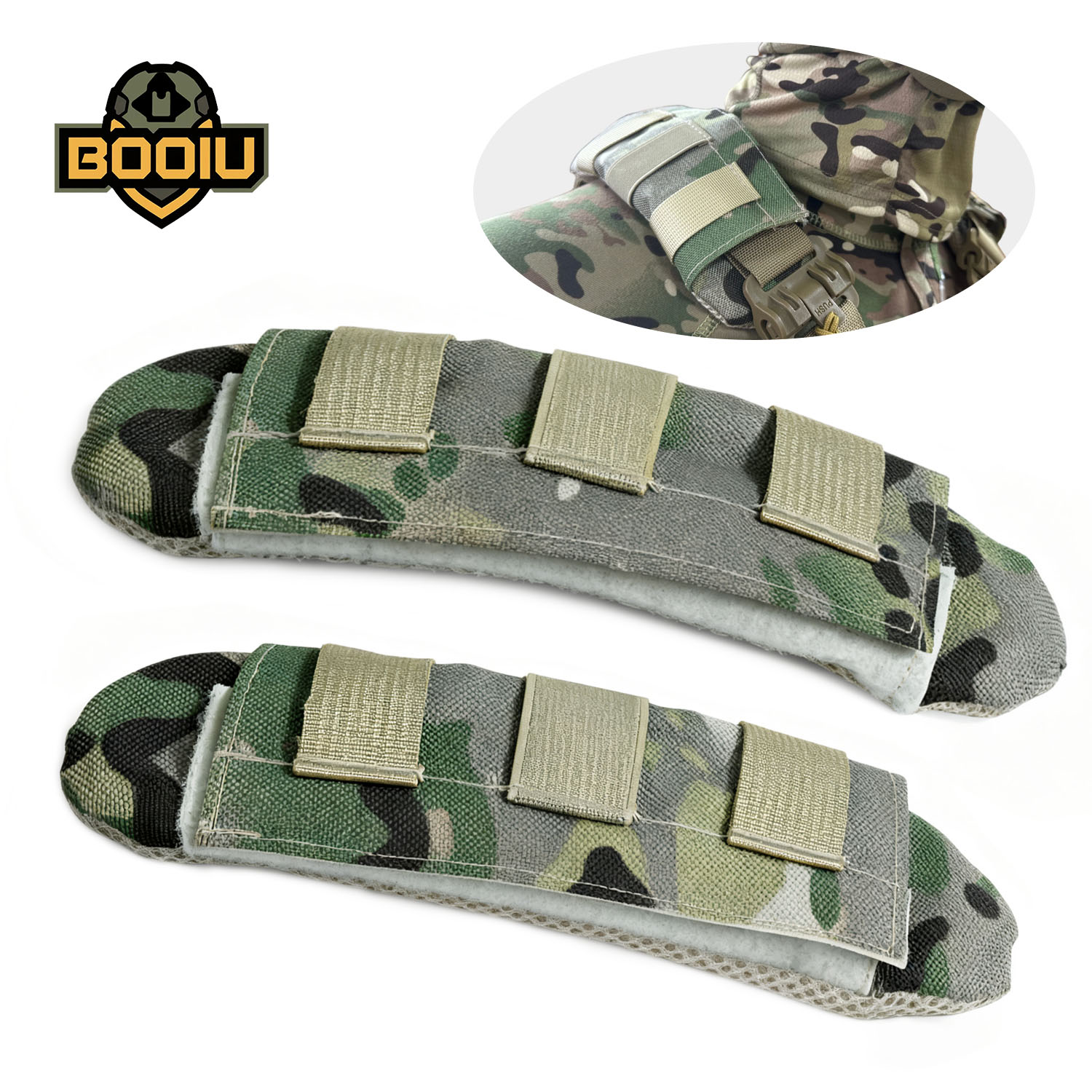 Outdoor Camping Vest - BOOIU 2 шт., тактический жилет, наплечник,