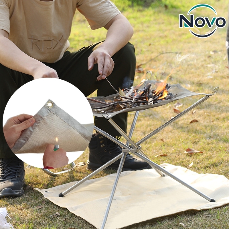 Outdoor Camping Fireplace - Огнеупорный коврик для кемпинга на открытом