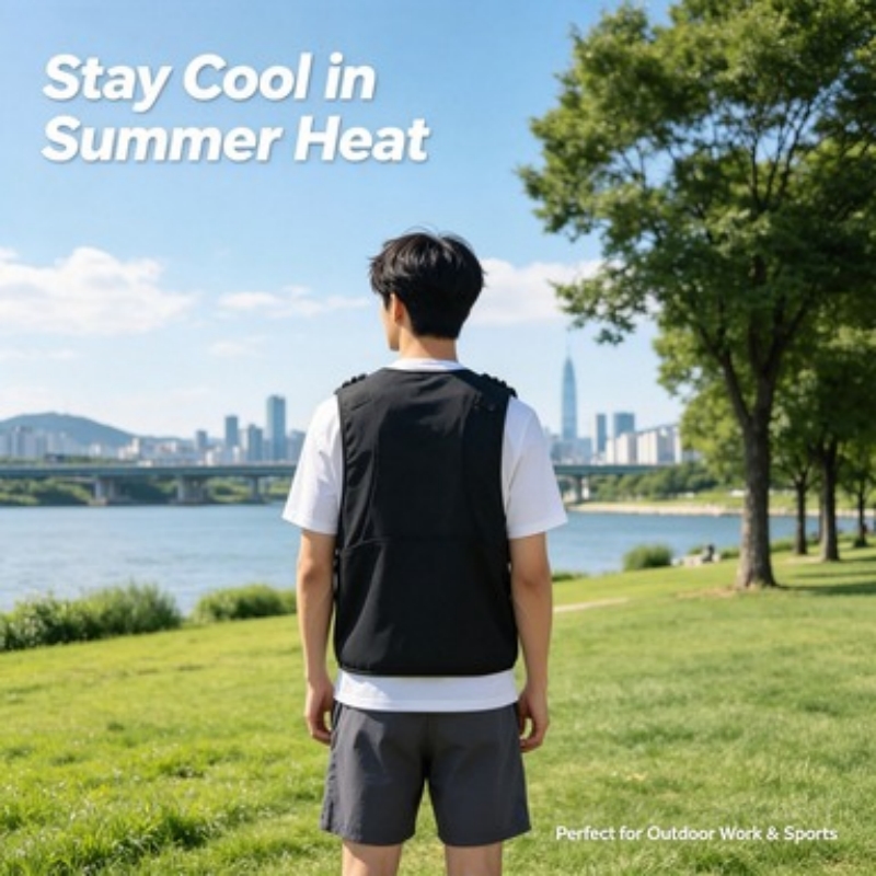 Outdoor Camping Vest - Жилет с водяным охлаждением, плечевые ремни,