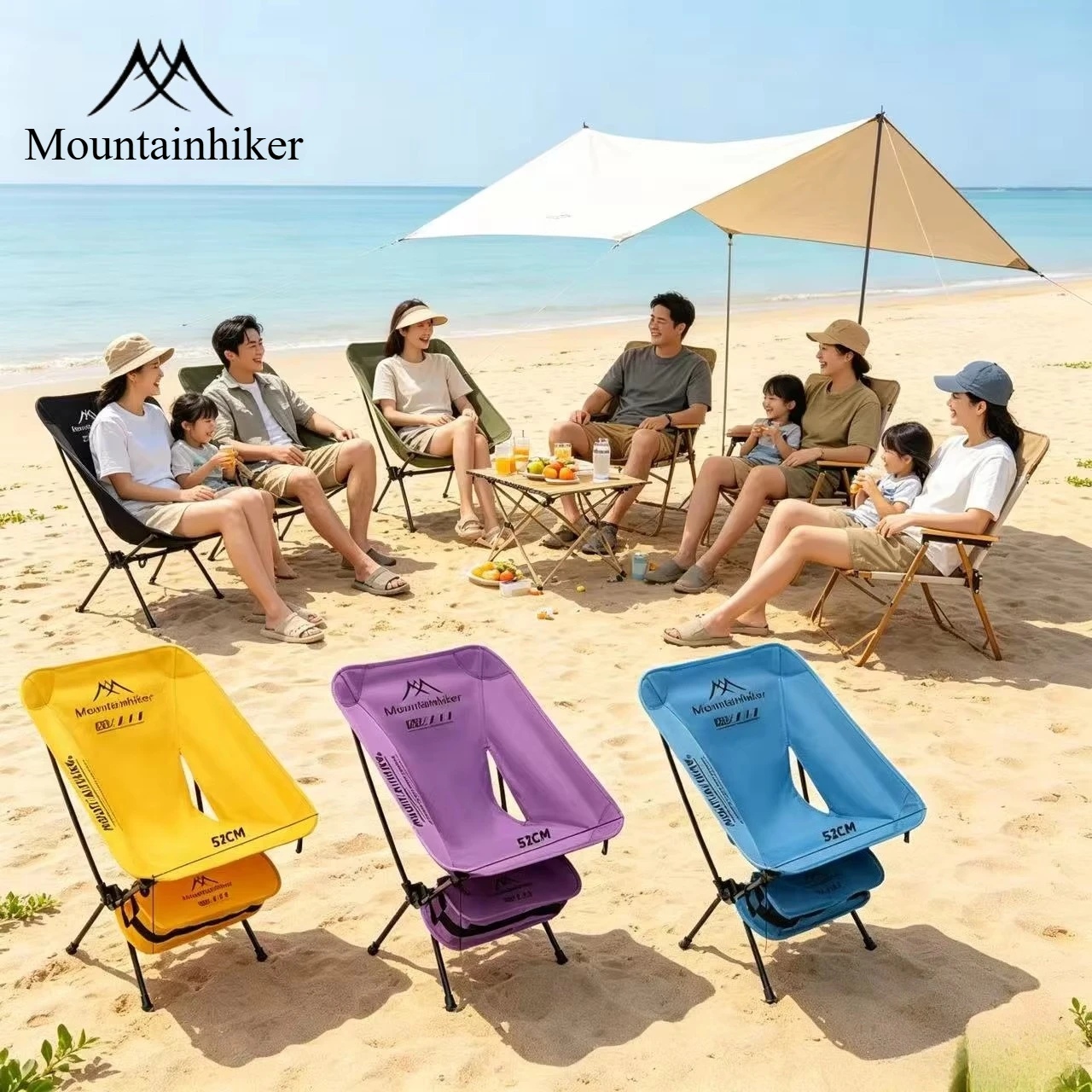 Outdoor Camping Loveseat - Ультралегкое складное кресло-луна из алюминиевого сплава