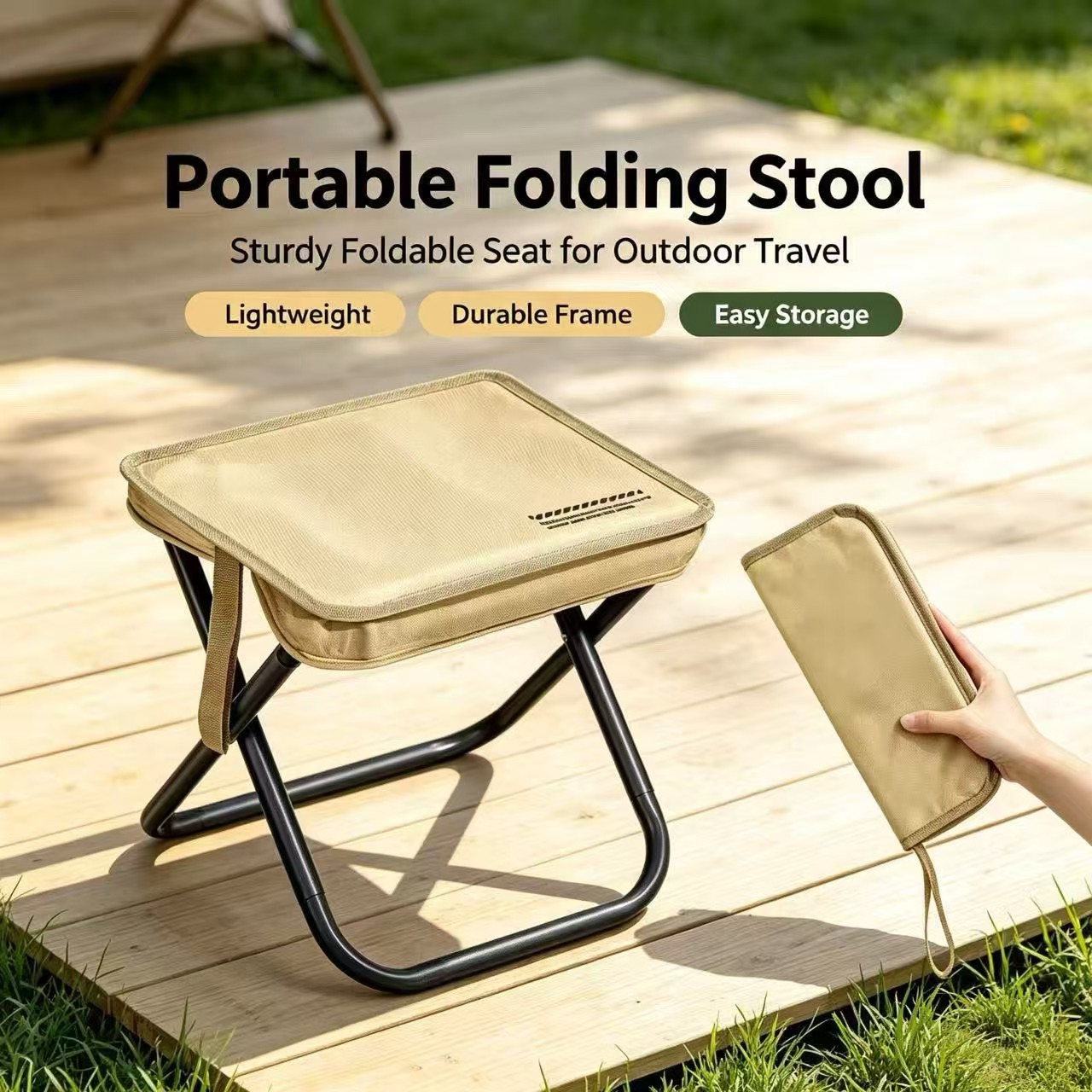 Outdoor Camping Loveseat - Портативный складной стул Magza: ультралегкий, для