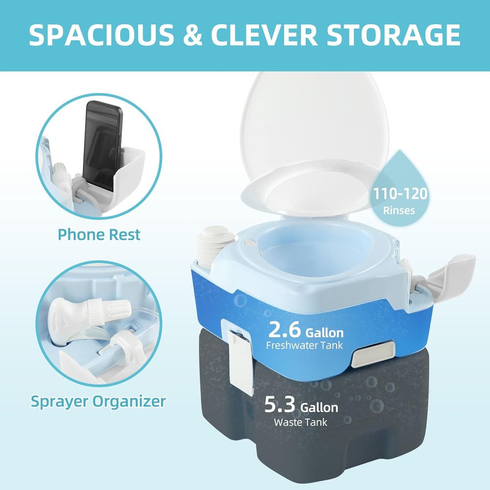 Портативный туалет YITAMOTOR н – обзор и цена Portable Camp Toilet