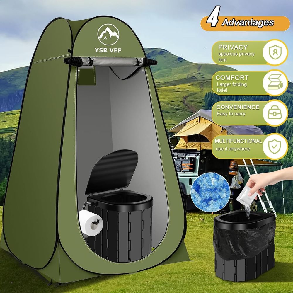 Портативный туалетный набор, п – обзор и цена Outdoor Camping Bag
