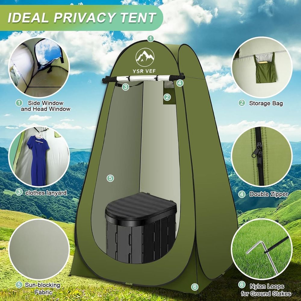 Портативный туалетный набор, п – обзор и цена Outdoor Camping Bag
