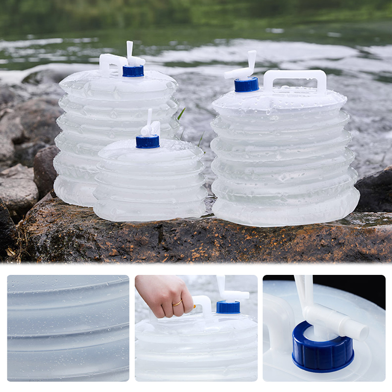 Складное ведро SEAMETAL 5-15 л – обзор и цена Outdoor Camping Water Tank