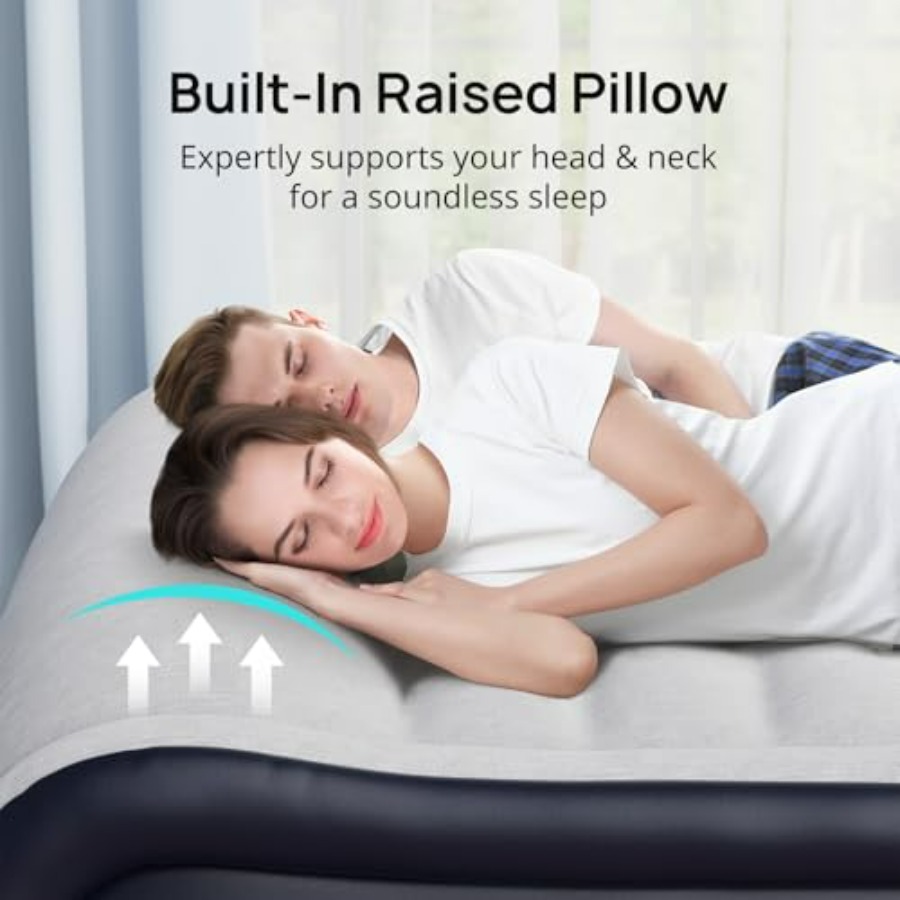 Надувной матрас Queen с встрое – обзор и цена Camp Pillow Compressible