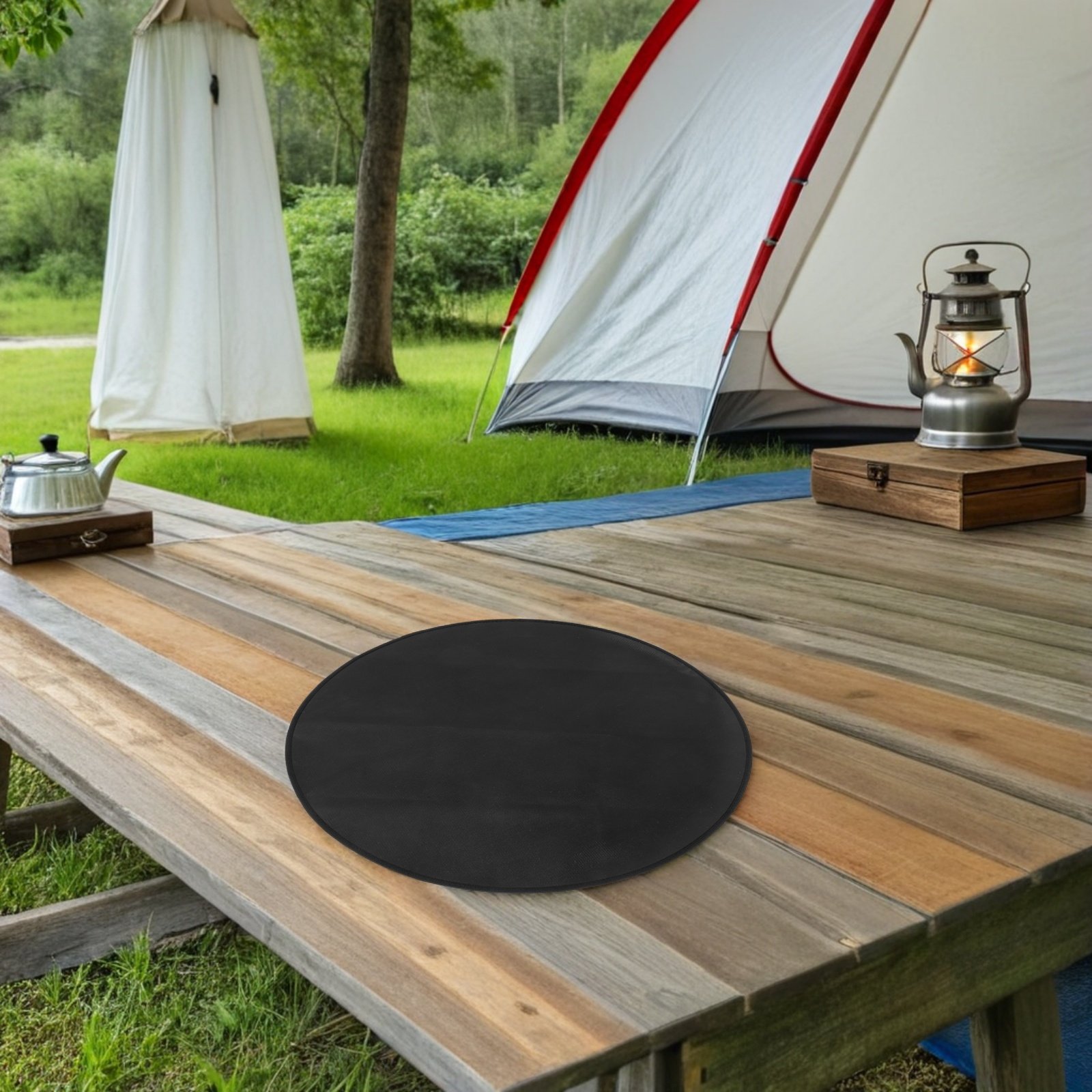 Круглый огнеупорный коврик для – обзор и цена Outdoor Camping Floor Mat