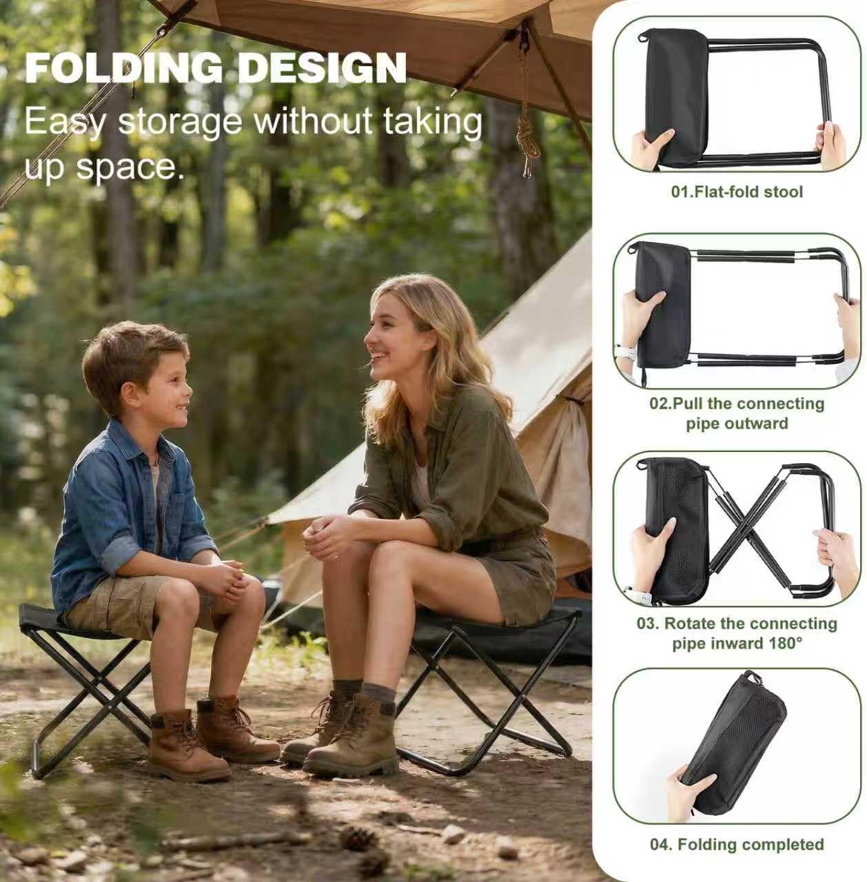 Портативный складной стул для  – обзор и цена Outdoor Camping Loveseat