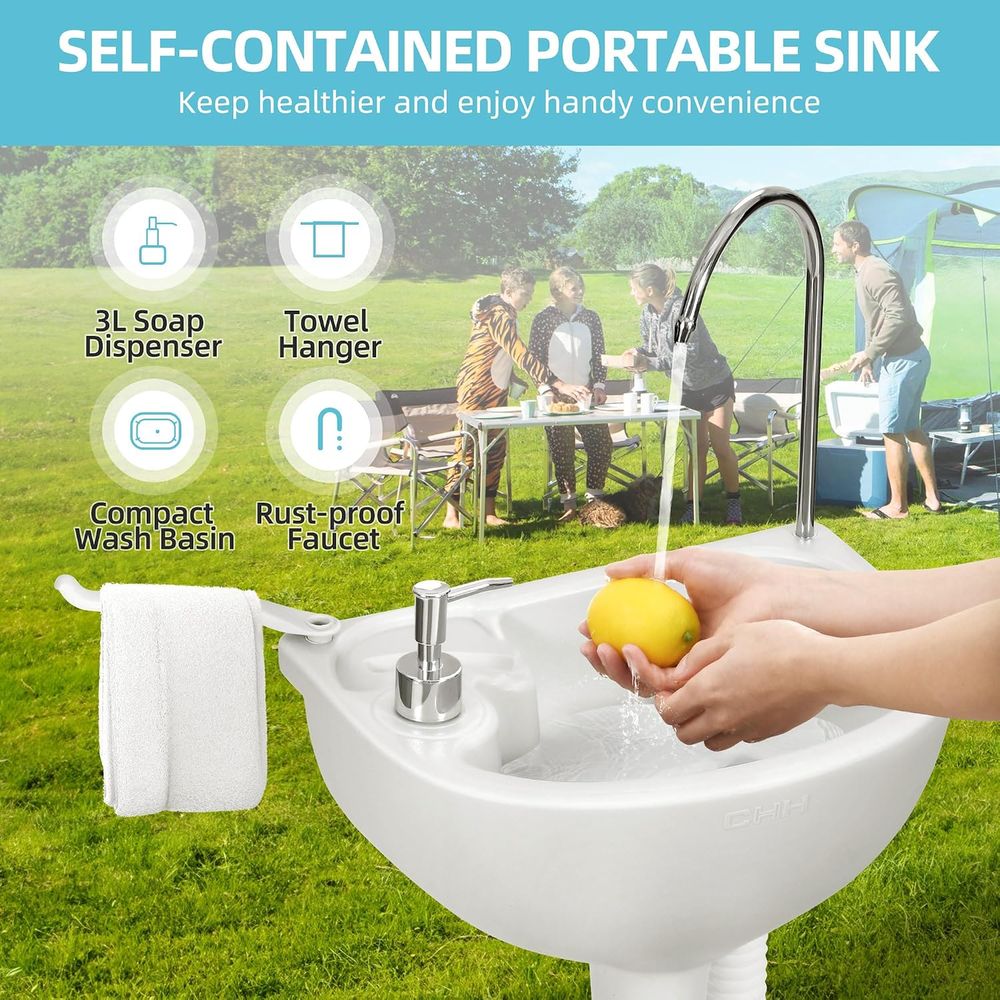 Портативная раковина на 17 л д – обзор и цена Portable Camp Toilet