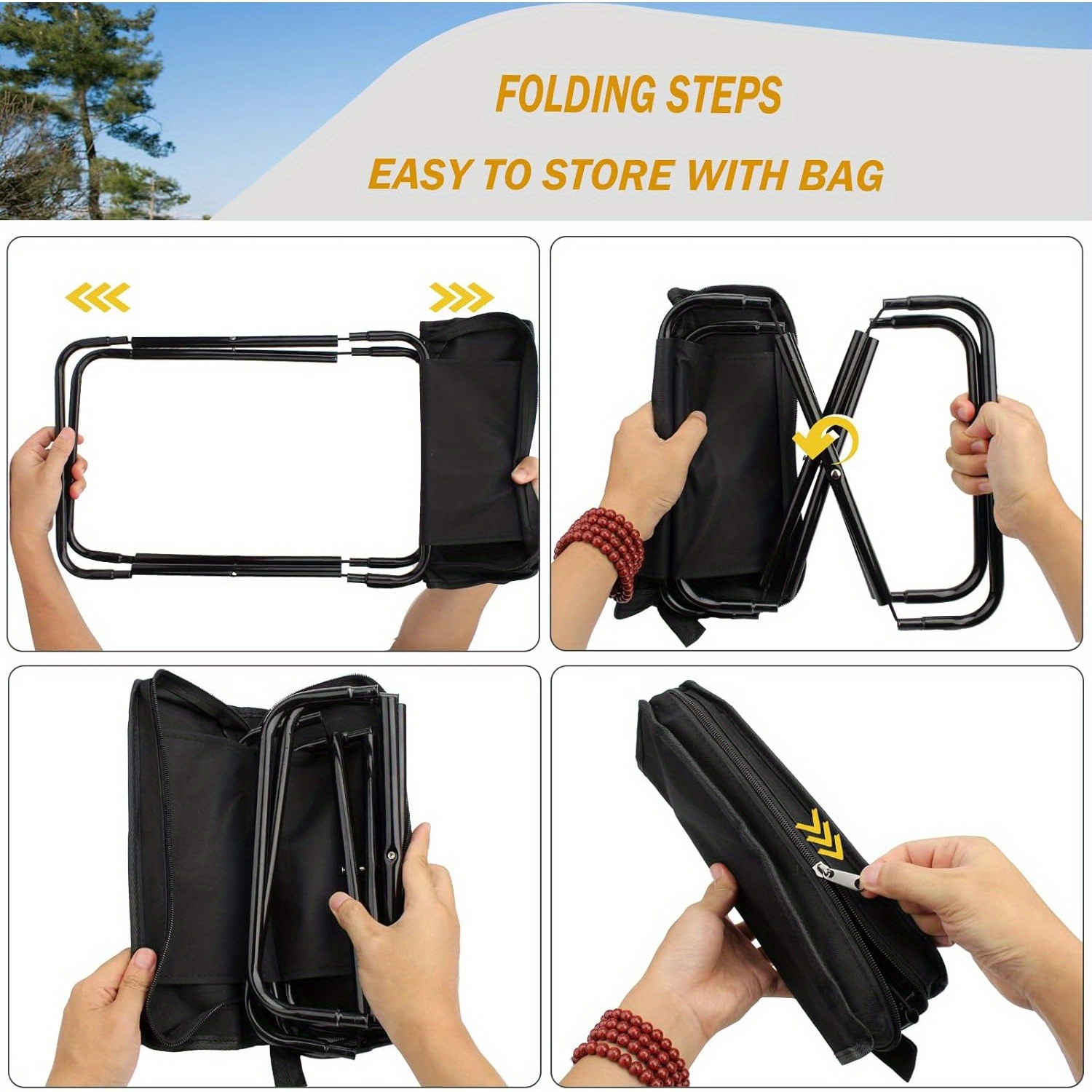 Складные табуреты для отдыха н – обзор и цена Outdoor Camping Bag