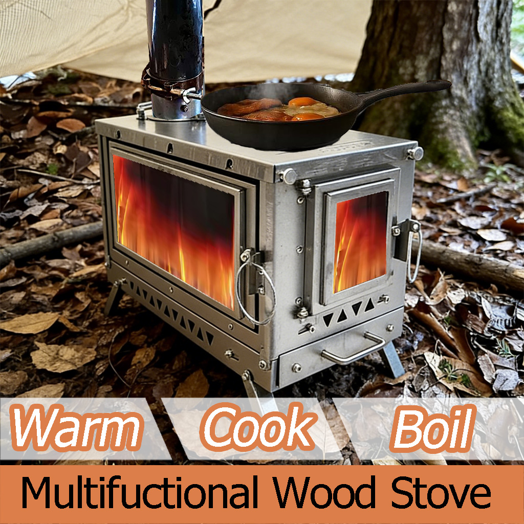 Палаточная печь DANCHEL T3 Tit – обзор и цена Outdoor Camping Fireplace