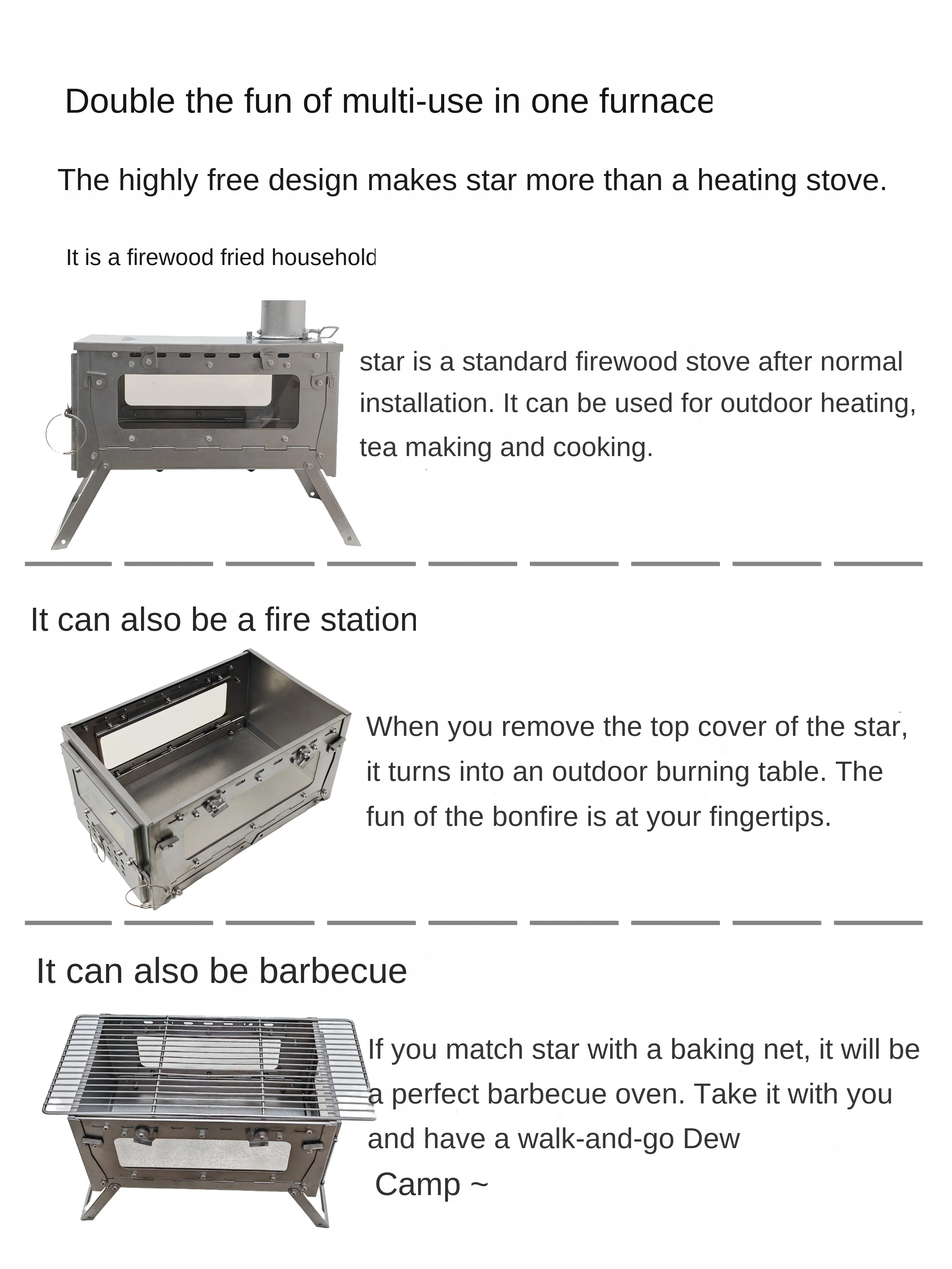 Складная печь из титанового сп – обзор и цена Outdoor Camping Gas Heater