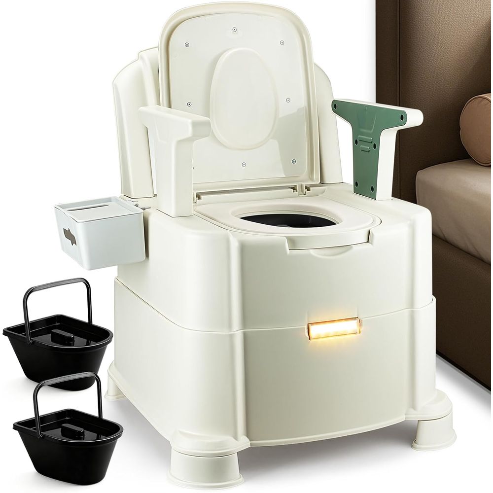 Прикроватный туалетный стул-ко – обзор и цена Portable Camp Toilet