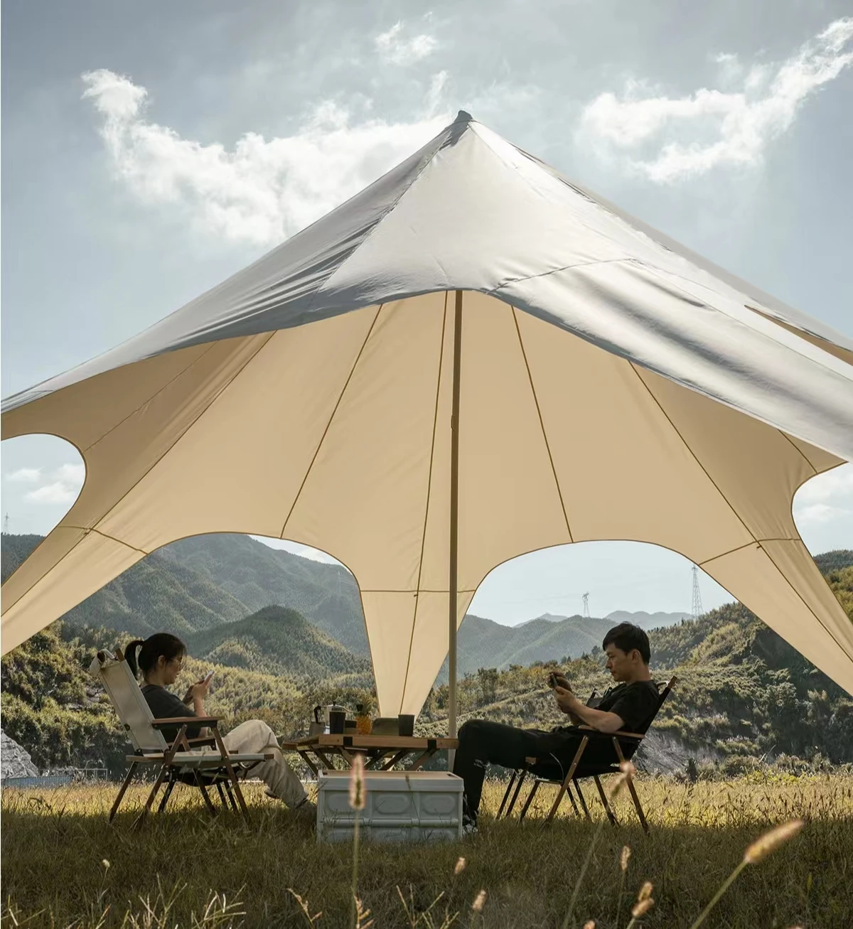 Всплывающая палатка с навесом  – обзор и цена Outdoor Camping Exhibition