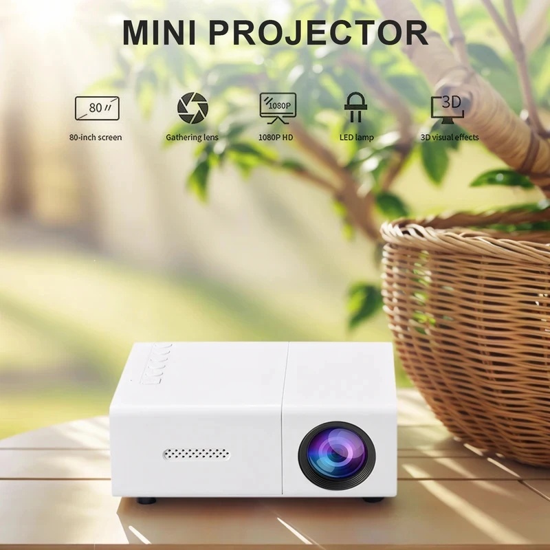 Мини-проектор LED 1080P с пуль – обзор и цена Outdoor Camping Movies